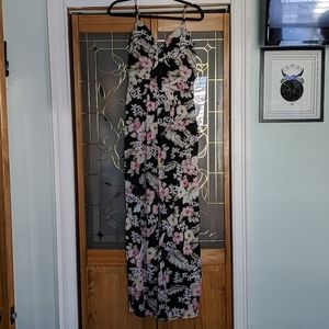 Xtaren Black Floral jumpsuit